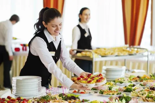 Waiter and waitress Hotel