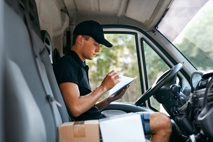 Delivery Man with UAE Driver’s License